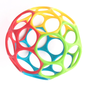 Bright Starts, Oball Classic, flexibler und leicht zu handhabender Ball